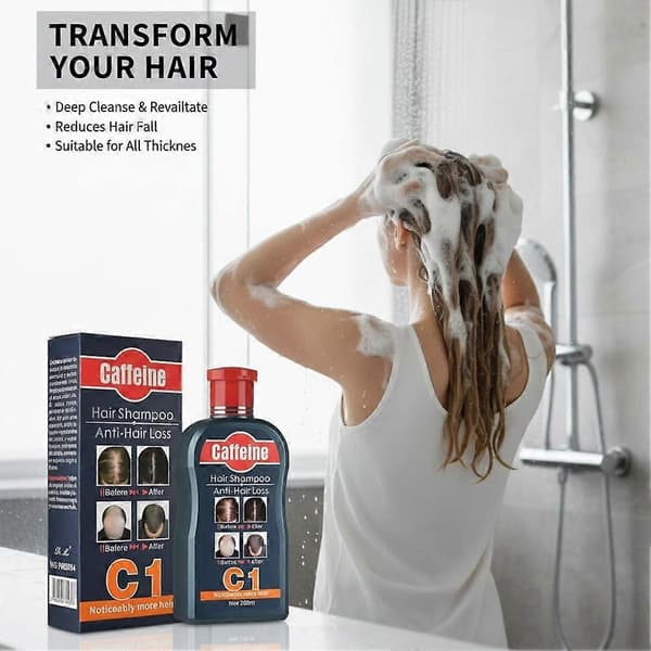Koffein Anti-Hårtab Shampoo-200ml