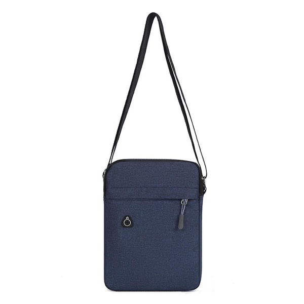 Herr Messenger Bags Casual Sling Pack Crossbody Axelväskor För Resor Arbete Affärer Kontor Skola Blue