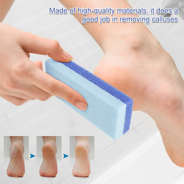 Fotpimpsten Exfoliator Block Feet Hård Hud Callus Remover Scrubber Pedikyr Fot Rengöringsverktyg