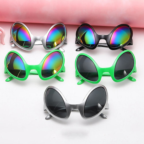 Funny Alien Glasses Party Sunglasses Rainbow Lenses Et Sunglasses Holiday Dance Aliens Alternative Shapes Party Supplies - Jxlgv A