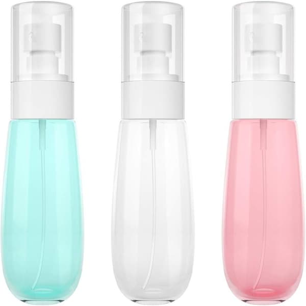 Små Sprayflaskor 100ml, 3-pack Fin Mist Sprayflaska för Resor 100ml