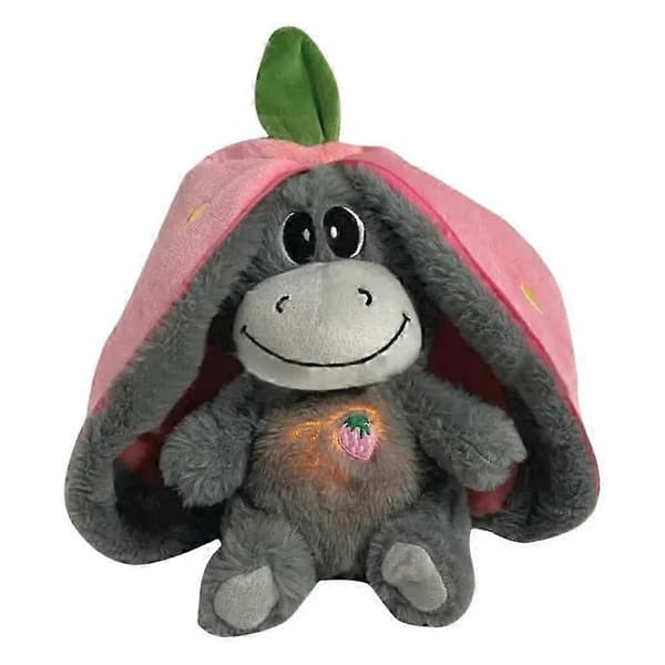 Hengittävä aasi, söpö pehmolelu-gx Pink