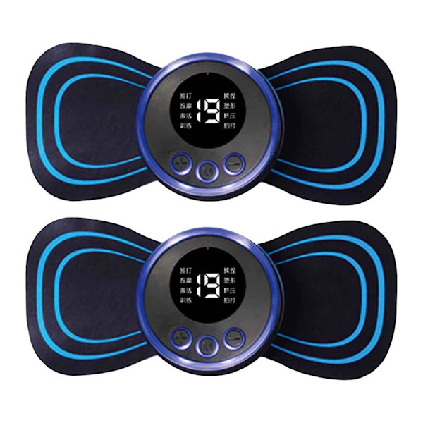 Intelligent Mini Cervical Massage Stick Praktisk Massager Hushåll Elektrisk Axel Och Nacke Massager2pc A