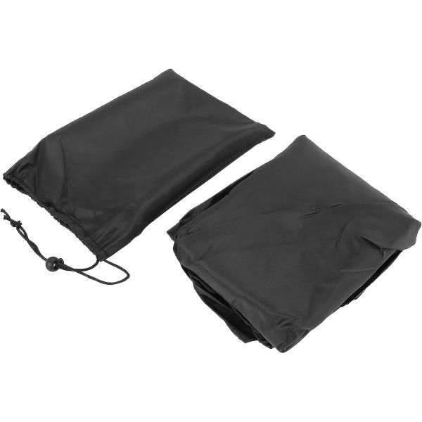 Icke-vikbar cover för löpband - Vattentät - inomhus eller utomhus (svart)