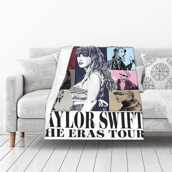 Taylor Swift The Eras Tour filt filt mjuk varm filt för sovrum, soffa, festdekorationer present-yuyu