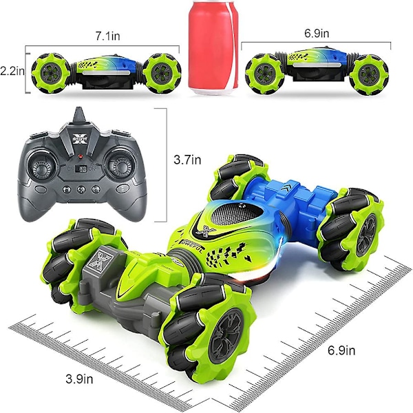 Gestus fjernstyrede biler 4wd drift stunt fjernbetjening bil twist offroad craweler