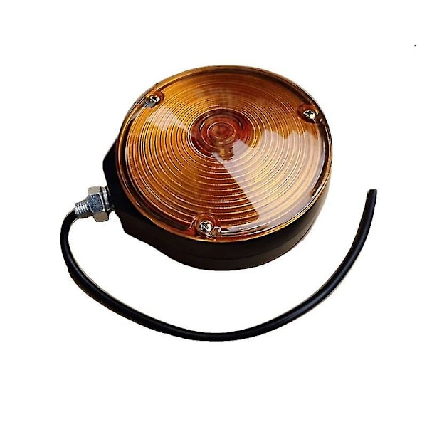 Trailer Truck Lorry Örhänge Röd Bärnsten Spegel Sido Markör Lampa Med Glödlampor 24v För Volvo Lastbil För Scania Lastbil För Benz Lastbil E11 Red White 2pcs 24v