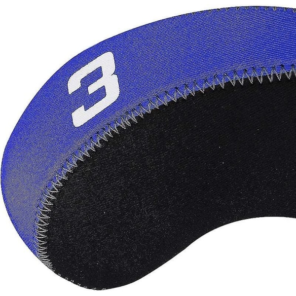 Craftsman Golf 11-delad/set neoprenjärnklubbsset med stor storlek. Lämplig för alla märken Callaway, Ping, Taylor Rade, Cobra, etc. Xinda Blue and Black