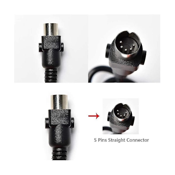 Fjärrkontroll för lyftstol, 5 stift 2 knappar Power Recliner fjärrkontroll för Okin Limoss Pride - Rak Black