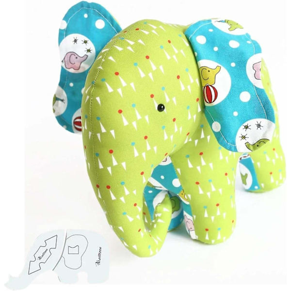 Suloinen norsu sisustuselementin kaava, ompelukaavat aloittelijoille, ohjeilla, ompelukaavat DIY-lahjat 8inch
