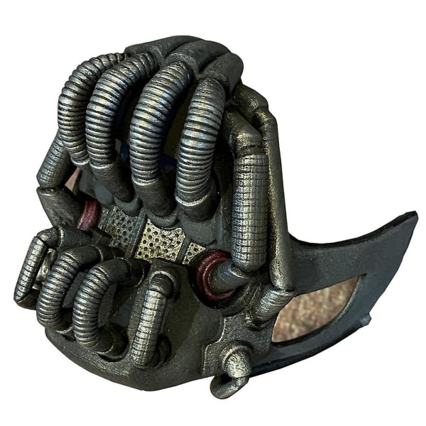 Halloween Batman Dark Knight Rises Bane Mask Cosplay Props Party Horror Huvudbonad Läskig Maskeradkläder Tillbehör Present