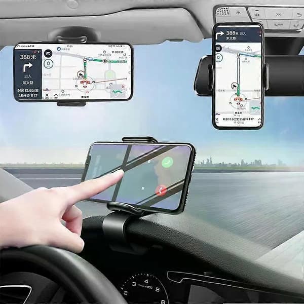 Biltelefonholder Nem Clip Mount Stand Panel Multifunktionel Universal Dashboard GPS Navigation Beslag Holder