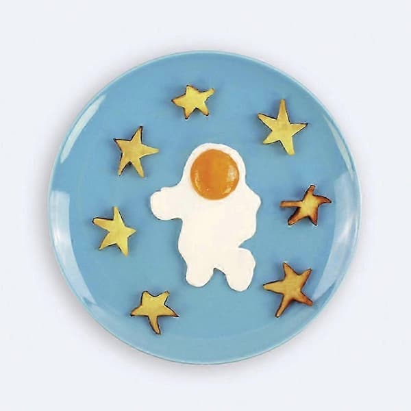 Astronautformet silikonpannekakeform for morsom kjøkkenbaking