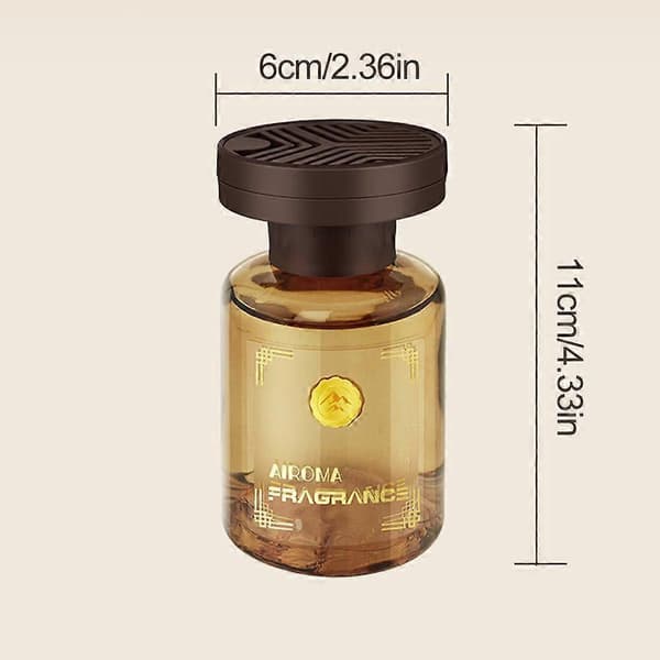 Frisk Naturlig Bil Aromaterapi Langvarig Duft Bilfrisker Parfume I7A4 Yellow C