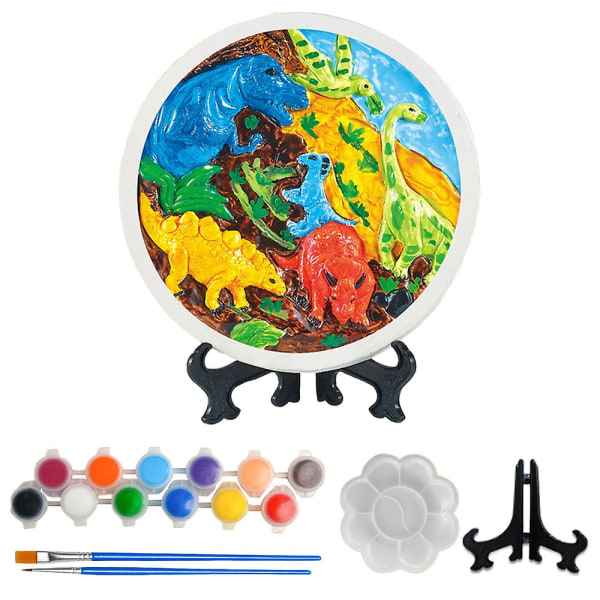 Maalaa oma astronautti/meri/eläin/dinosaurus/hyönteinen -setti, hauska DIY 3D Graffiti -maalausleluja, maalaustaidetta ja käsitöitä lapsille, tytöille ja pojille, syntymäpäivälahjat Dinosaur