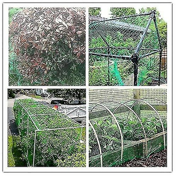 4x10m Grønt Have Net, Fuglenet Dam Plante Net Til Beskyttelse Af Frugttræ Grøntsagsplaster Blomster Afgrøder