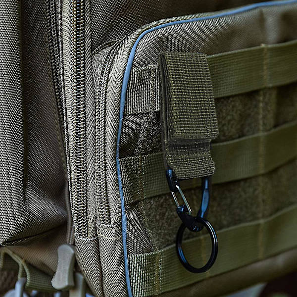 4 st hängande karbinhakar krok nylonband triangels spänne remklämma för ryggsäck ArmyGreen