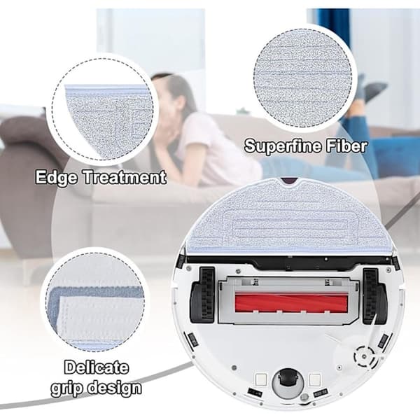 Roborock S7 Moppe, 8-pak erstatningsmoppe til Roborock S7/S7 Plus/S7 MaxV