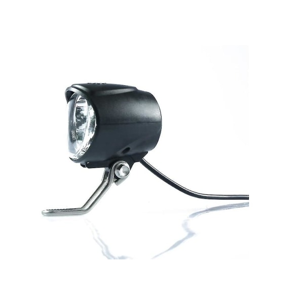 Sähköpyörän valo 3w/5w vedenpitävät iskunkestävät led-ajovalot torvikytkimellä alumiinikotelo Led polkupyörän valo Led otsalamppu (musta)