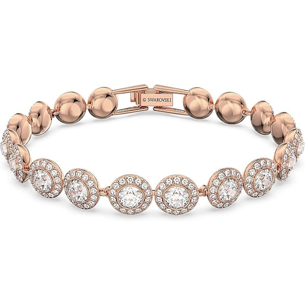 Rose gold full diamond twist buckle bracelet women Swarovski element crystal bracelet women