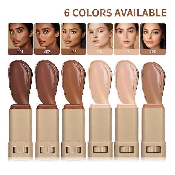 Lakerain Tonad Solid Foundation Stick, Långvarig, Naturlig Nude Makeup 18g #03 18g