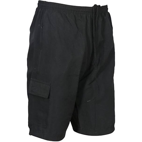 Sports Herre Mesh Foret Shorts Svømning Ferie Strand Badebukser Sommer Strand Badebukser Gym Jogging Gåture Løb S Black