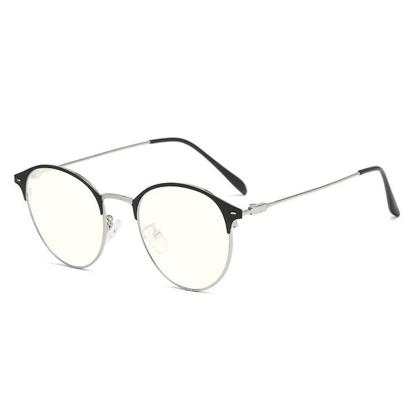 Fotokrom blå lysblokerende briller 2 i 1 anti-ultraviolet briller Solbriller til mænd Silver