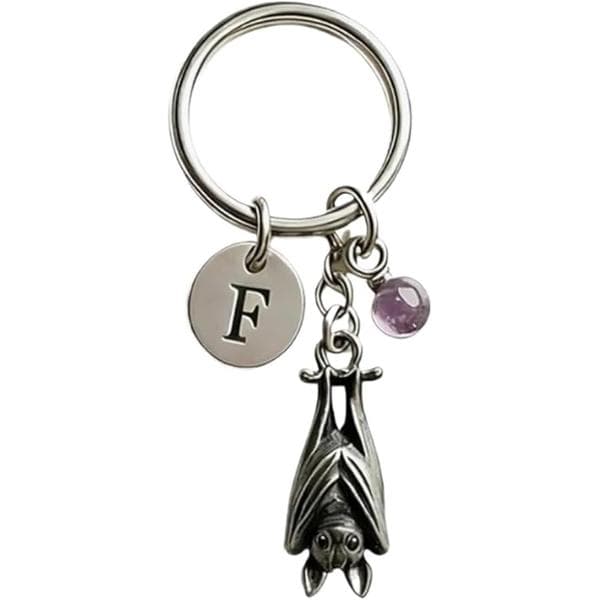 Encouraging Bat Keychain Thoughtful Handmade Inspirational Keychain Personalized Emotional Support Bat Gift