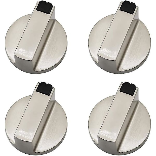 Kaasulieden nuppi - 4 kpl 6 mm metalliset uunin ja lieden ohjausnupit