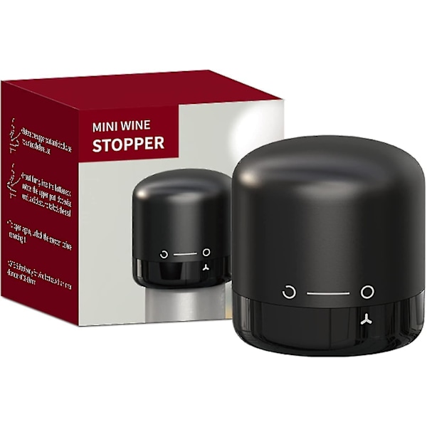 Silikone Vinstop, Vinflaskestop med Lås og Lås op Funktion, Passer til 18-19mm Diameter Flaskeåbning, Vintilbehør