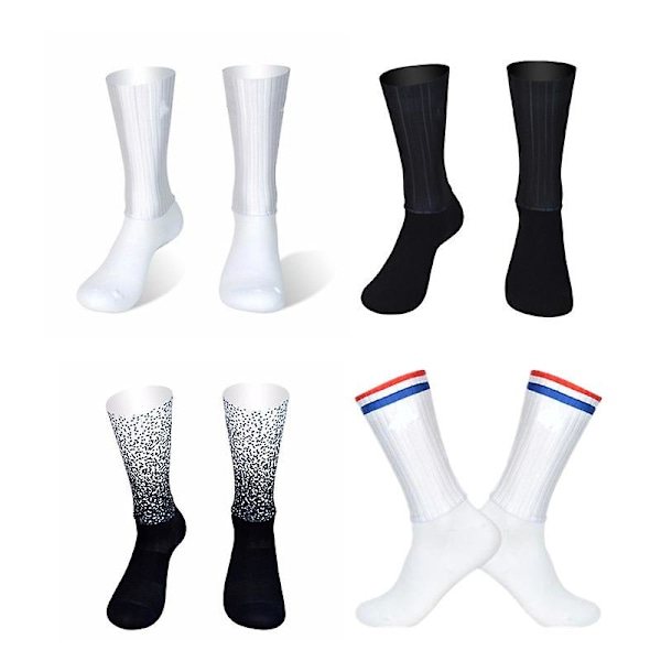 Liukumattomat silikoniset pyöräilysukat, 39-45 D
