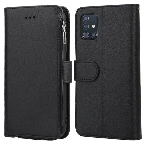 TG Samsung Galaxy A71 - Lompakkokotelo ruusukullassa