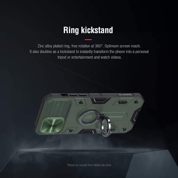 iPhone 12 Pro Max Slide Kameradeksel Grønn