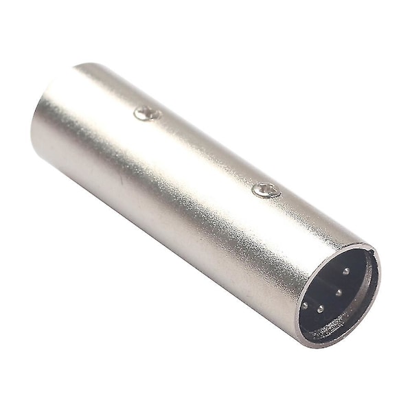 5-pin XLR-urosliitin urosliittimeen kameran DMX-signaalivaloon (hopea)