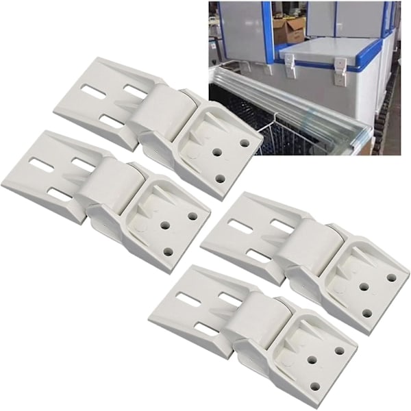 Universal frysbox gångjärn för små frysbox gångjärn vikbar universal frysbox motvikt gångjärn, lämplig frysbox | frysbox gångjärn 3-Holes 4PCS