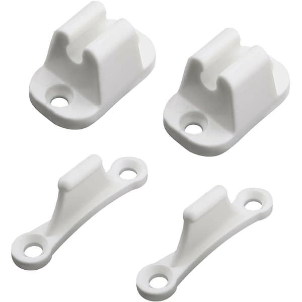 2 par dørstopper nylon hvid dørholder til campingvogn autocamper campingvogn boateunyny