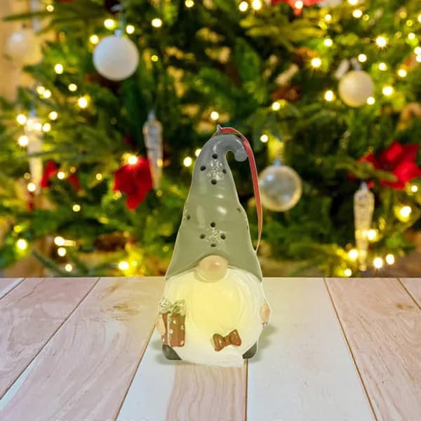Julepynt Glødende Hengelampe Glitter Juletrepynt