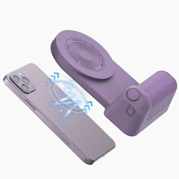 Mobiltelefon Magnetisk Holder Bluetooth Håndholdt Selfie Stick Lazy Mobiltelefon Holder - Jxlgv Pink