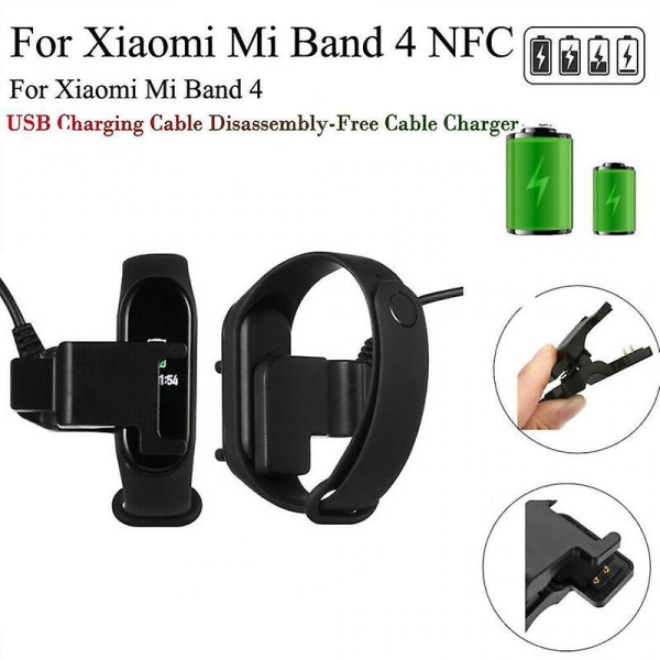 Laddarkabel för Xiaomi Mi Band 6 5 4 Miband 3 Smart Armbandsarmband Mi Band 2 Laddning For mi band 4