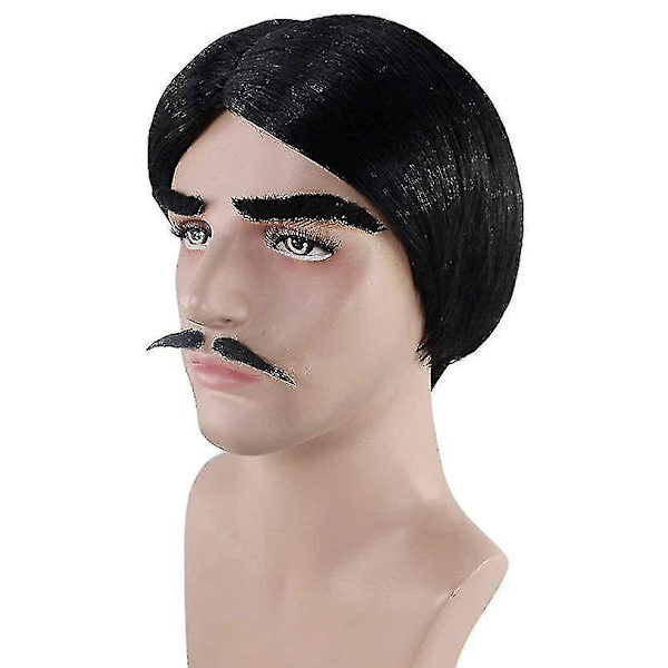 Onsdag Addams Familjen Gomez Adams Gomez Addams Peruk + Skägg