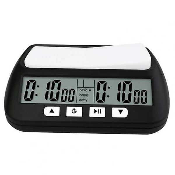 Yisheng Ys-902 Chess Timer Go Competition Chess Clock (sort engelsk version)