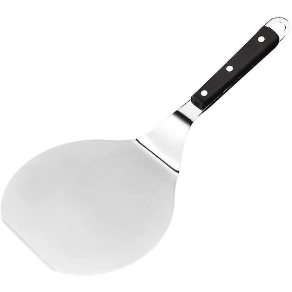 Round Pizza Peel, Stainless Steel Pizza Peel With Wooden Handle