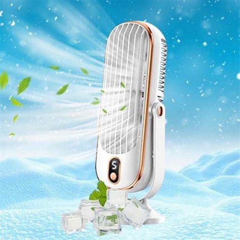 720° Foldable Bladeless Tower Fan. Silent Oscillating with 5 Modes. Energy Efficient for Bedroom or Office. White