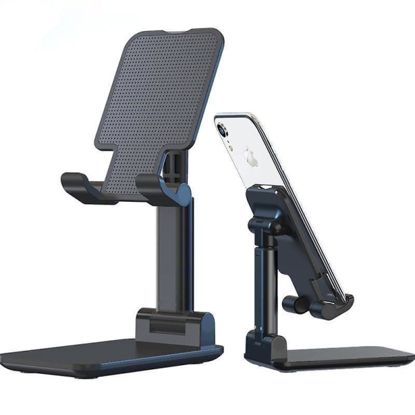 Metal skrivebords tablet telefonholder (hvid)