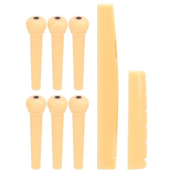 Akustisk gitarpinner, gitarbensadel, gitarbensmutter, reservedeler og verktøy 0.1
