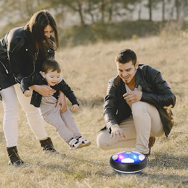 1 St Hover Fotboll, Luftdriven Flygande Fotbollsskiva Med LED-Ljus, Barnleksak Boll För Inomhus- Och Utomhusaktivitet, Bästa Presenten För Pojkar Och