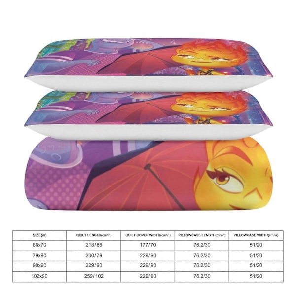 x9 Elemental 3-osainen vuodevaatesetti Lämmin ja mukava pehmeä pussilakanasetti, jossa 1 pussilakana ja 2 tyynyliinaa makuuhuoneeseen b9 135x200cm 53x78in