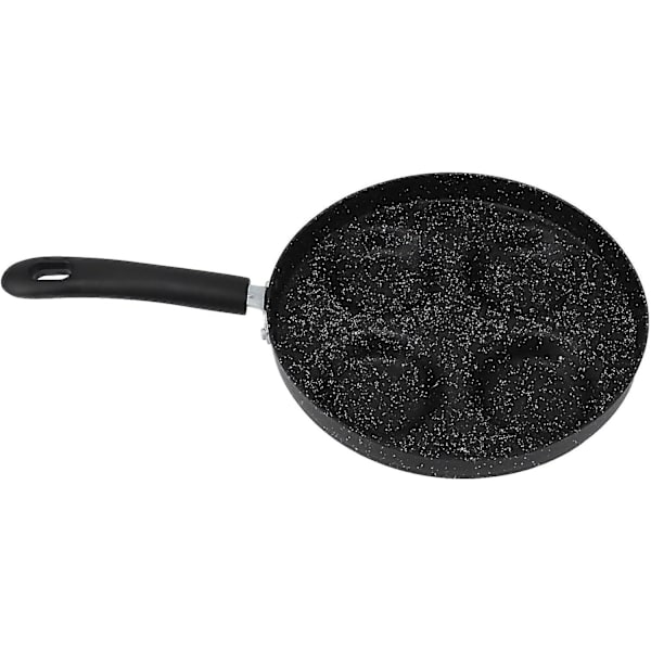 4-kops æggebakke, non-stick omelet-maskine til gaskomfur, induktionskomfur, sundt stenmateriale, ophængningshåndtag, effektiv og energibesparende