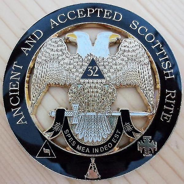 32 Degree Ancient And Accepted Scottish Rite Car Emblem