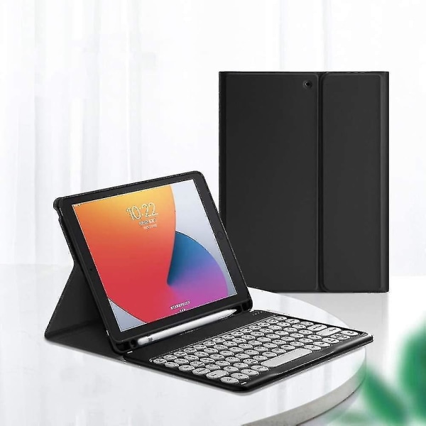 Galaxy Tab A8 10,5' tastaturcover 2022 Model Sm-x200/x205/x207 Magnetisk aftageligt Bt-tastatur Ultratyndt slankt, runde taster Smart trådløst tastatur (g